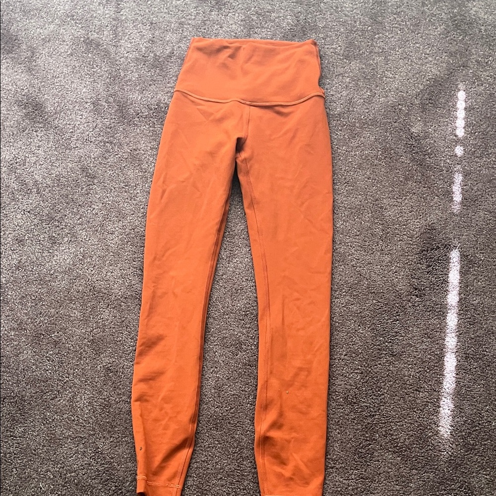 Lululemon burnt Orange Leggings
